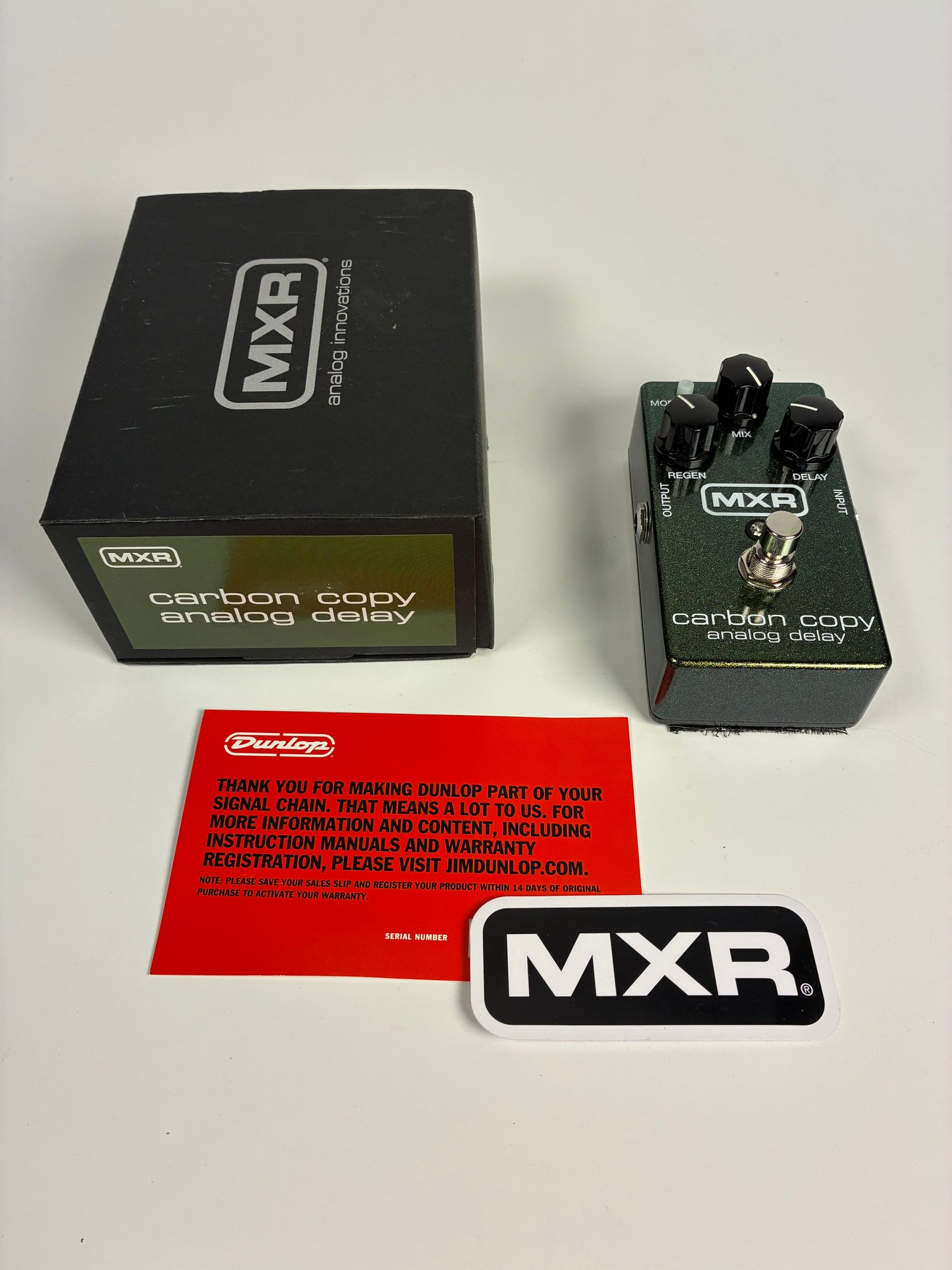 MXR M169 Carbon Copy Analog Delay - Excellent condition with Box and Documents