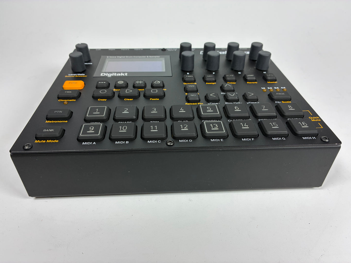 Elektron Digitakt - Excellent Condition with Box, Power Supply and Bonus Stand