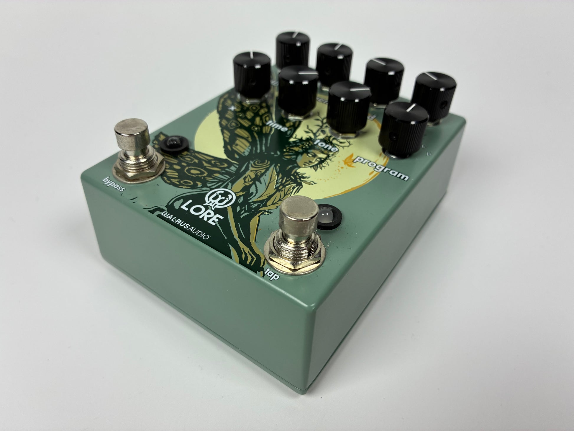 Walrus Audio Lore Reverse Soundscape Generator - Muted Green / Dark Green Fairy - Excellent Condition