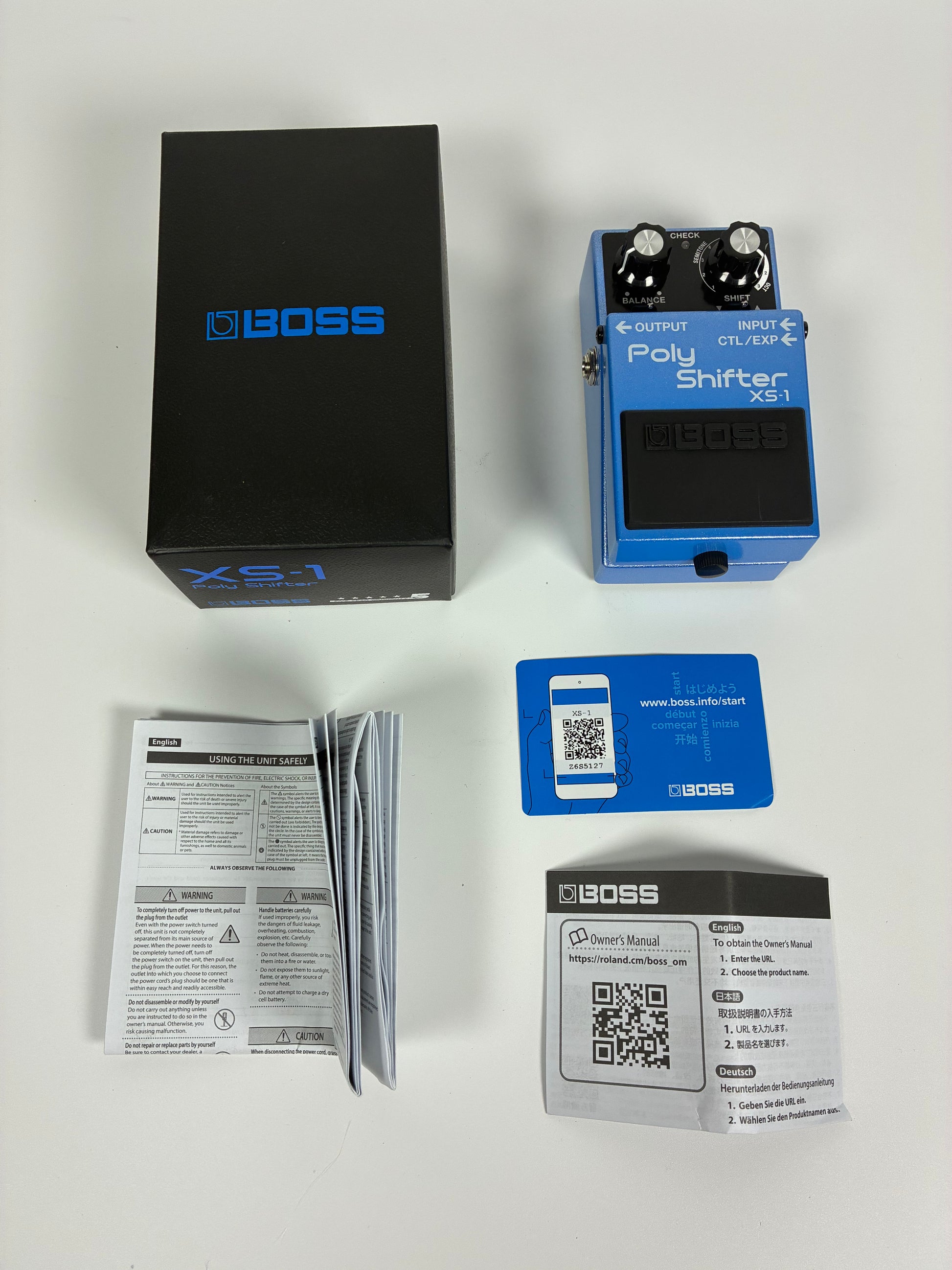Boss XS-1 Poly Shifter  - Excellent Condition with Box