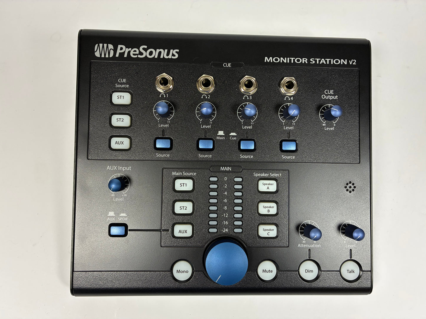 PreSonus Monitor Station V2 Desktop Monitor Controller - Excellent Condition with Box and Power Supply