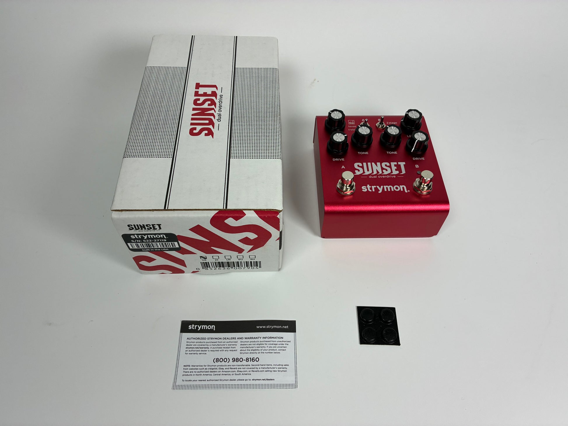 Strymon Sunset Dual Overdrive - Excellent Condition with Box