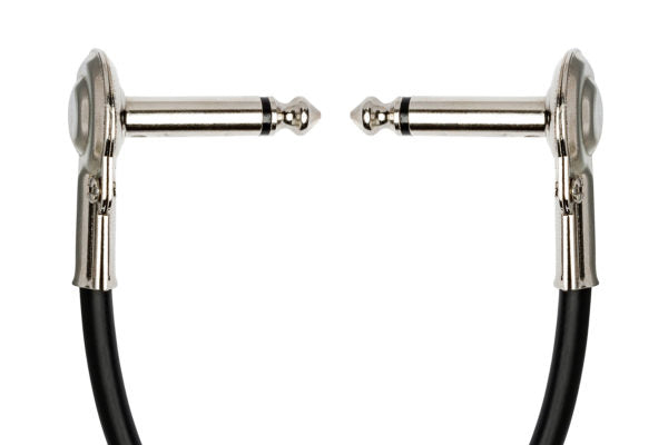 HOSA Guitar Patch Cable - Low-profile - Right-angle to Right-angle, 6 in