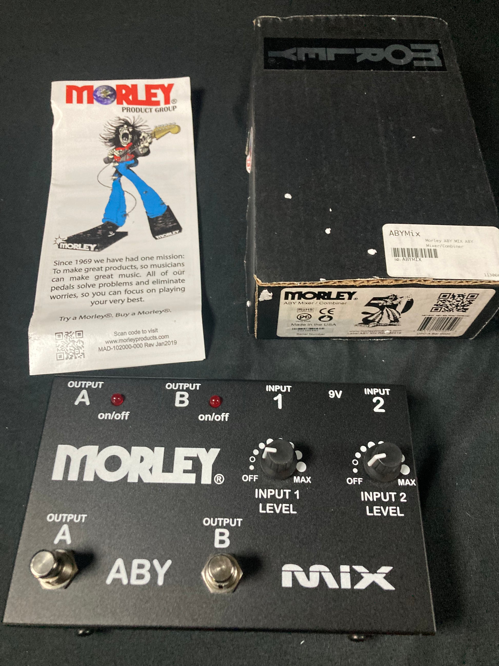 Morley ABY Mix 2010s - Excellent Condition - With Box and Documents