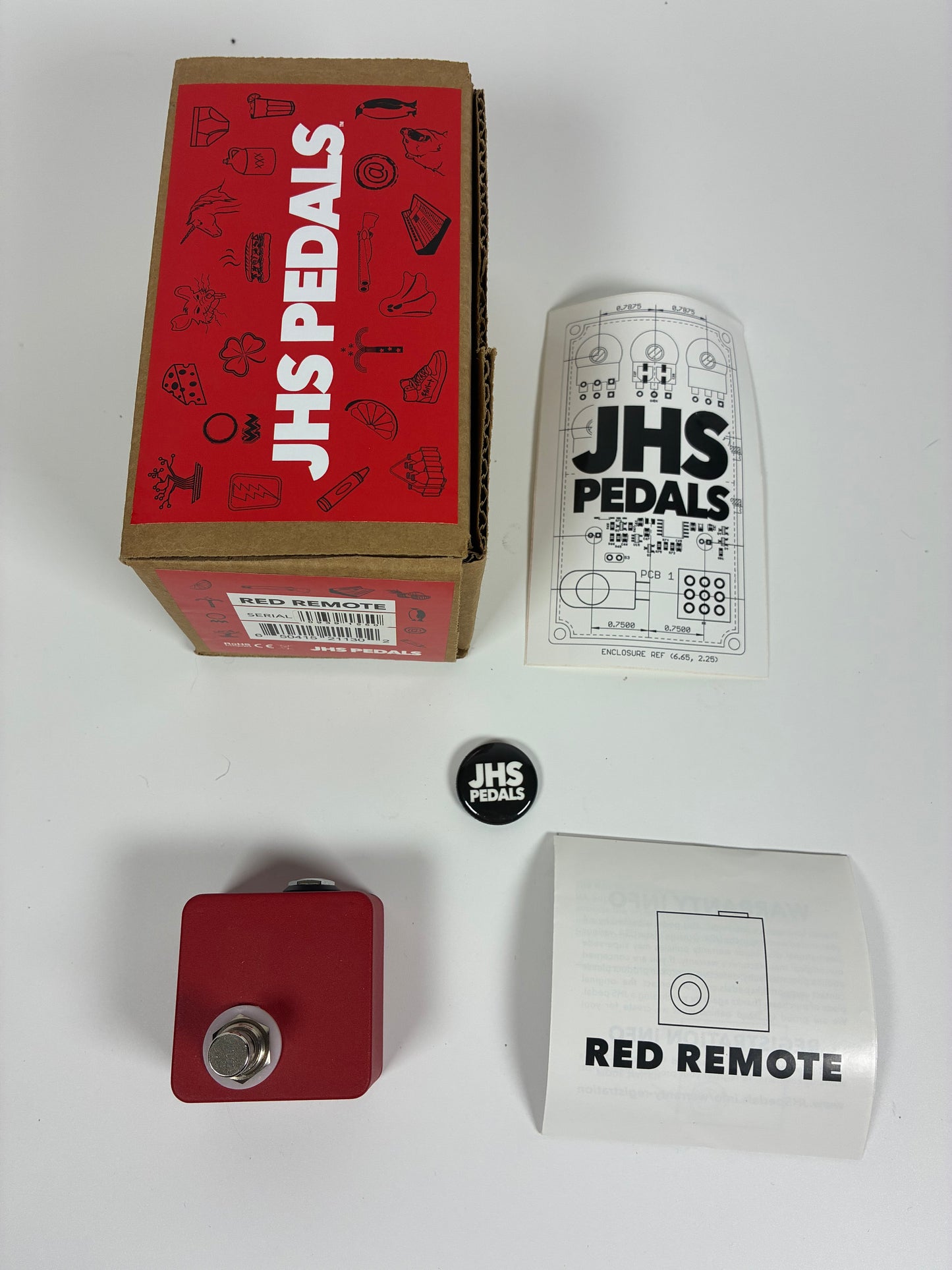 JHS Red Remote Switch - Excellent Condition with Box