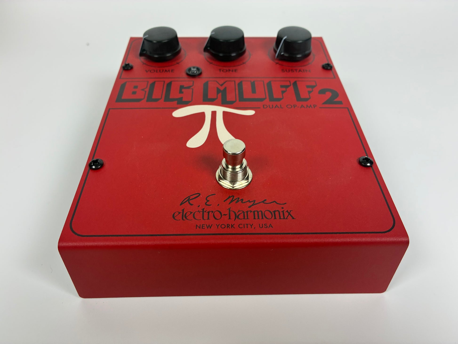 Electro-Harmonix / JHS Big Muff 2 Dual Op-Amp Fuzz - Excellent Condition with Box and Documents