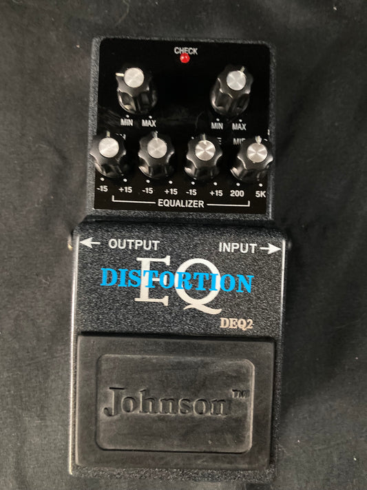 Johnson DEQ2 EQ Distortion Effect Pedal - With Box