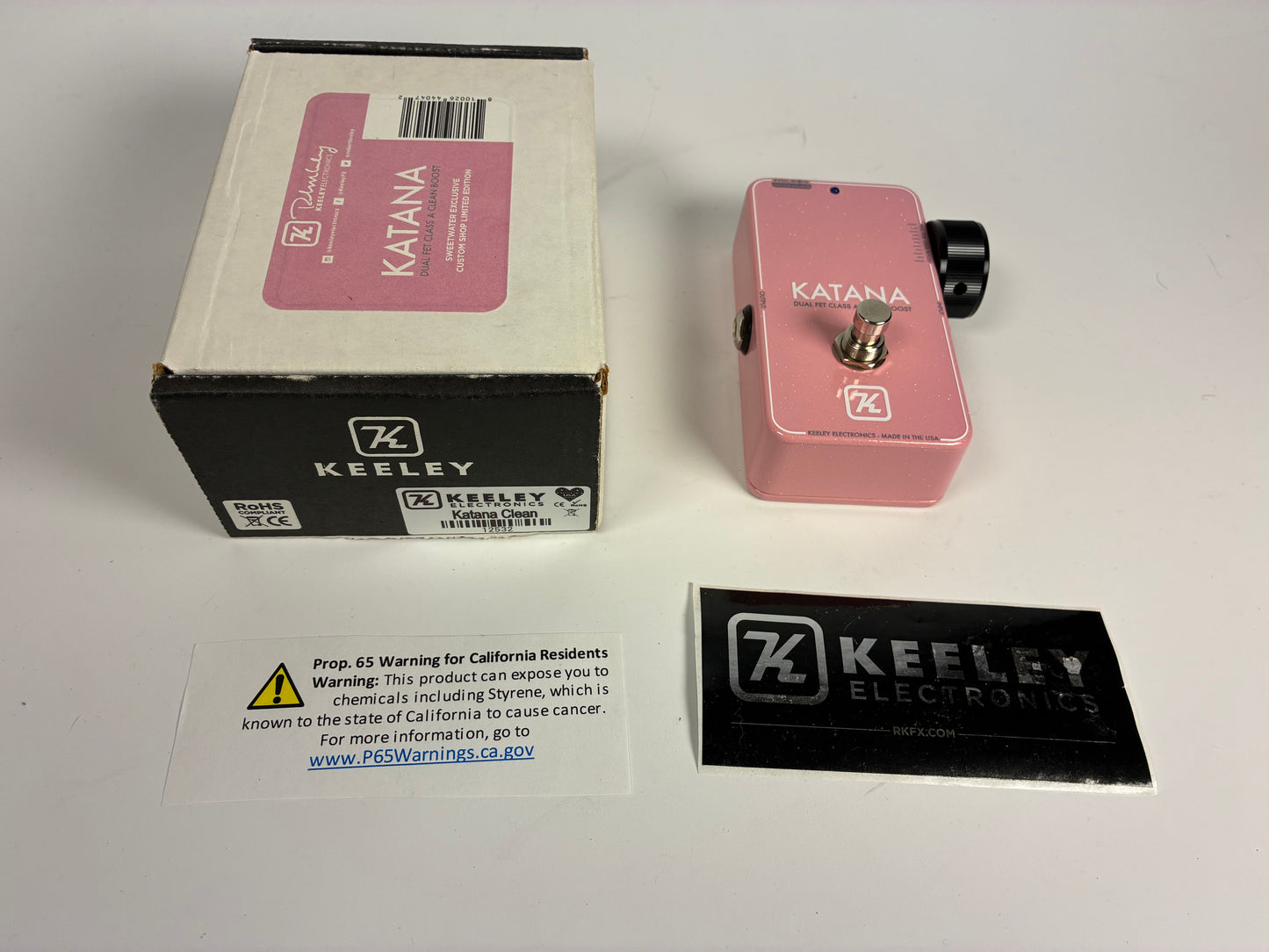 Keeley Katana Clean Boost V2 - Excellent Condition with Box