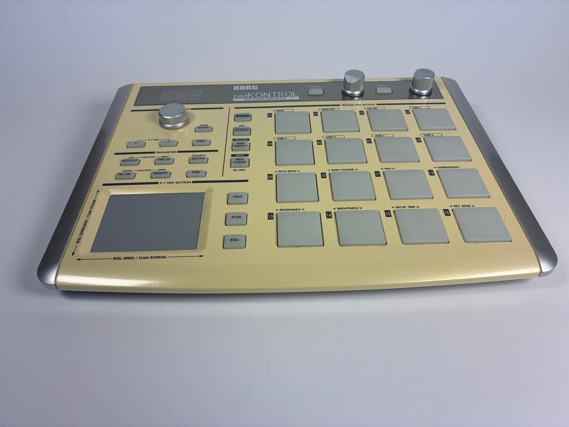 Korg padKONTROL USB Drum Pad Studio Controller - With Manual and Software Bundle