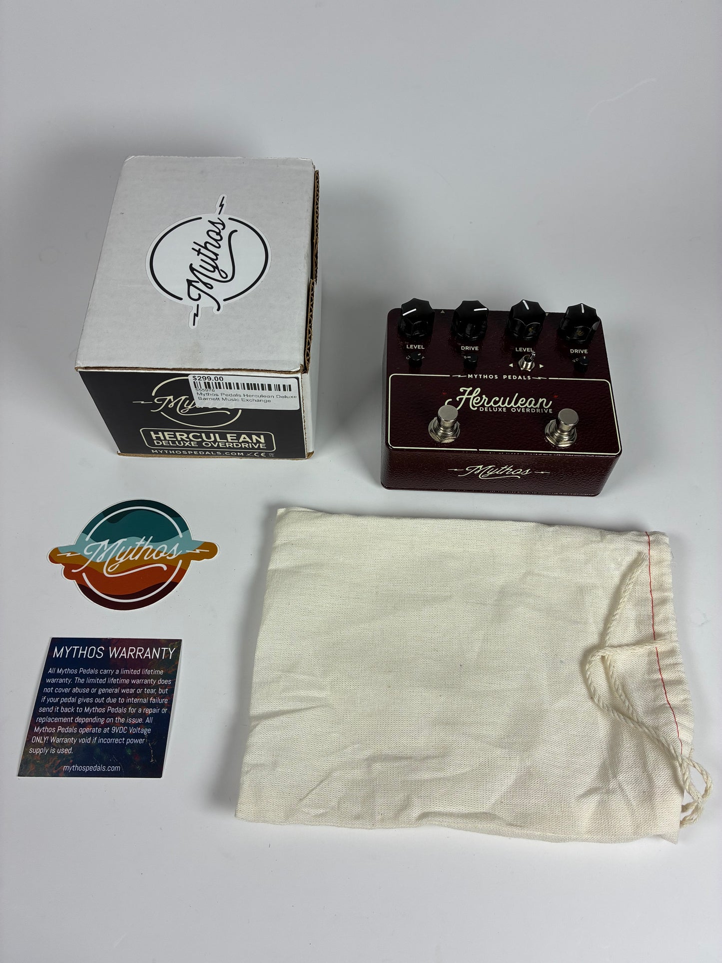 Mythos Pedals Herculean Deluxe Overdrive - Excellent Condition with Box