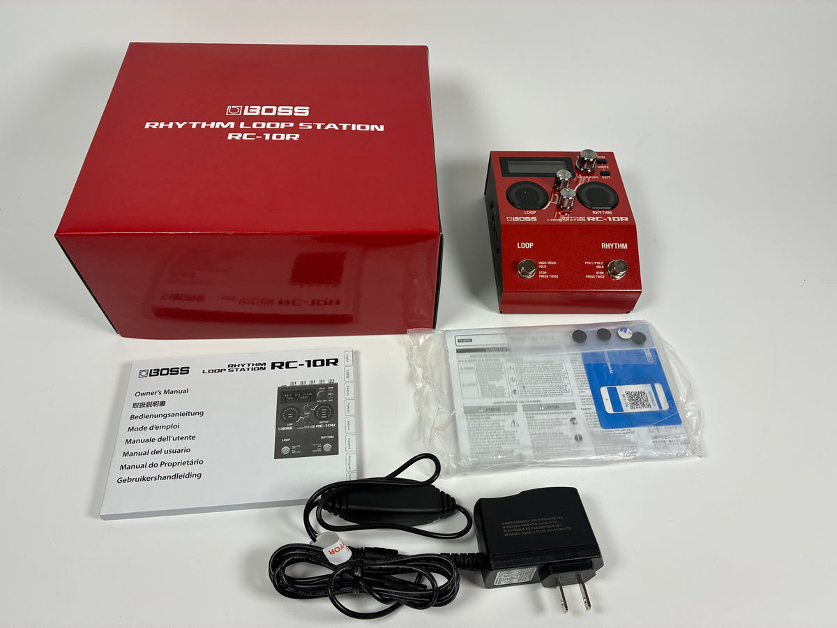 Boss RC-10R Rhythm Loop Station - Like New in Box with Documents and Power Supply