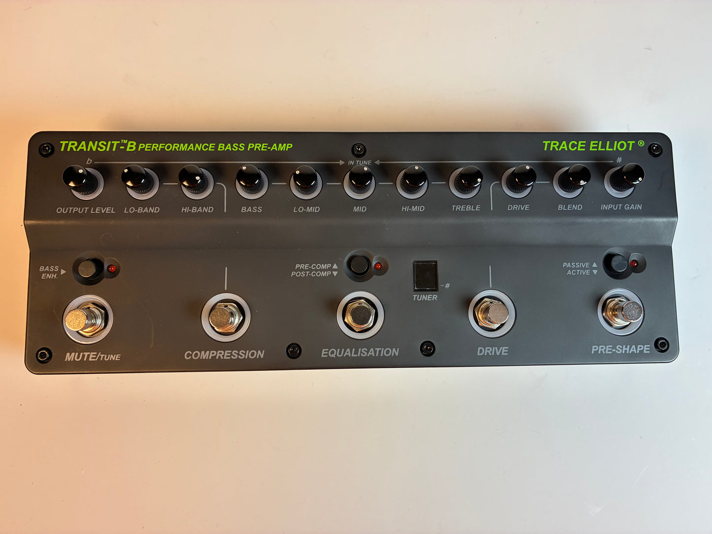 Trace Elliot Transit B Bass Multi-Effect - Excellent Condition with Box, Power Supply and Fitted Carrying Bag