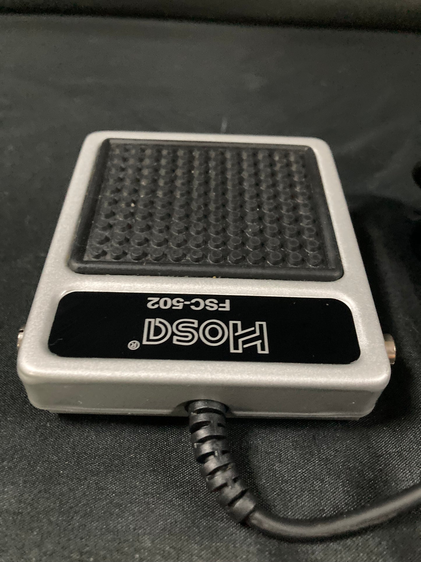 Hosa FSC-502 Momentary Open 1/4 TS Non-Latching Footswitch 2010s - Silver
