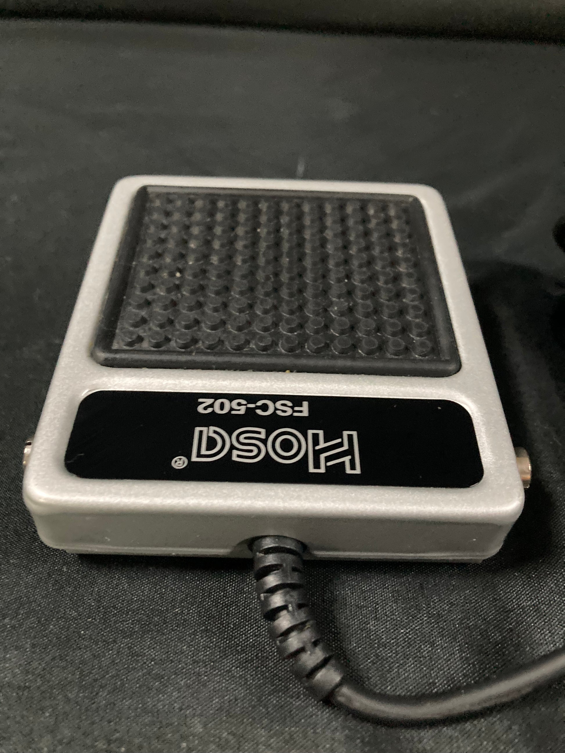 Hosa FSC-502 Momentary Open 1/4 TS Non-Latching Footswitch 2010s - Silver