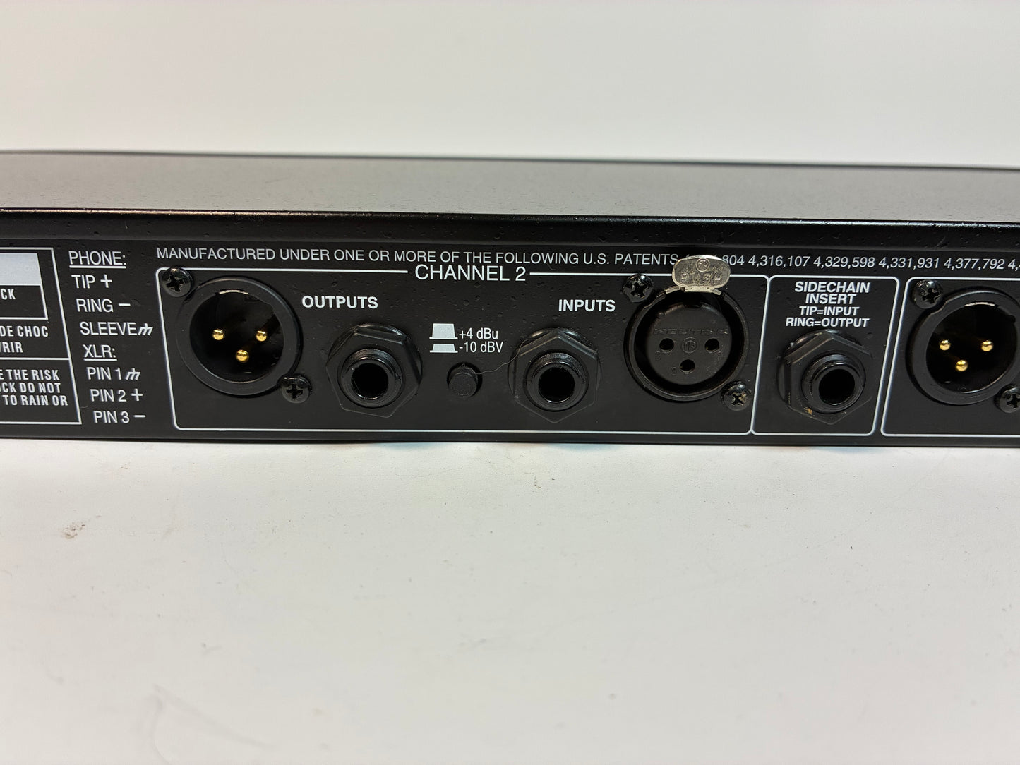 dbx 166XL Stereo Compressor / Limiter / Gate - Excellent Condition