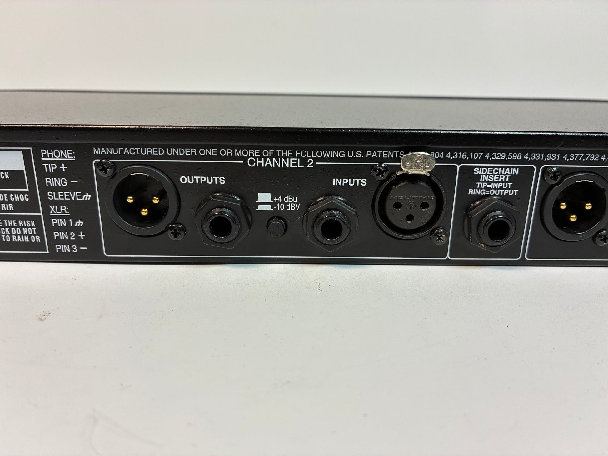 dbx 166XL Stereo Compressor / Limiter / Gate - Excellent Condition