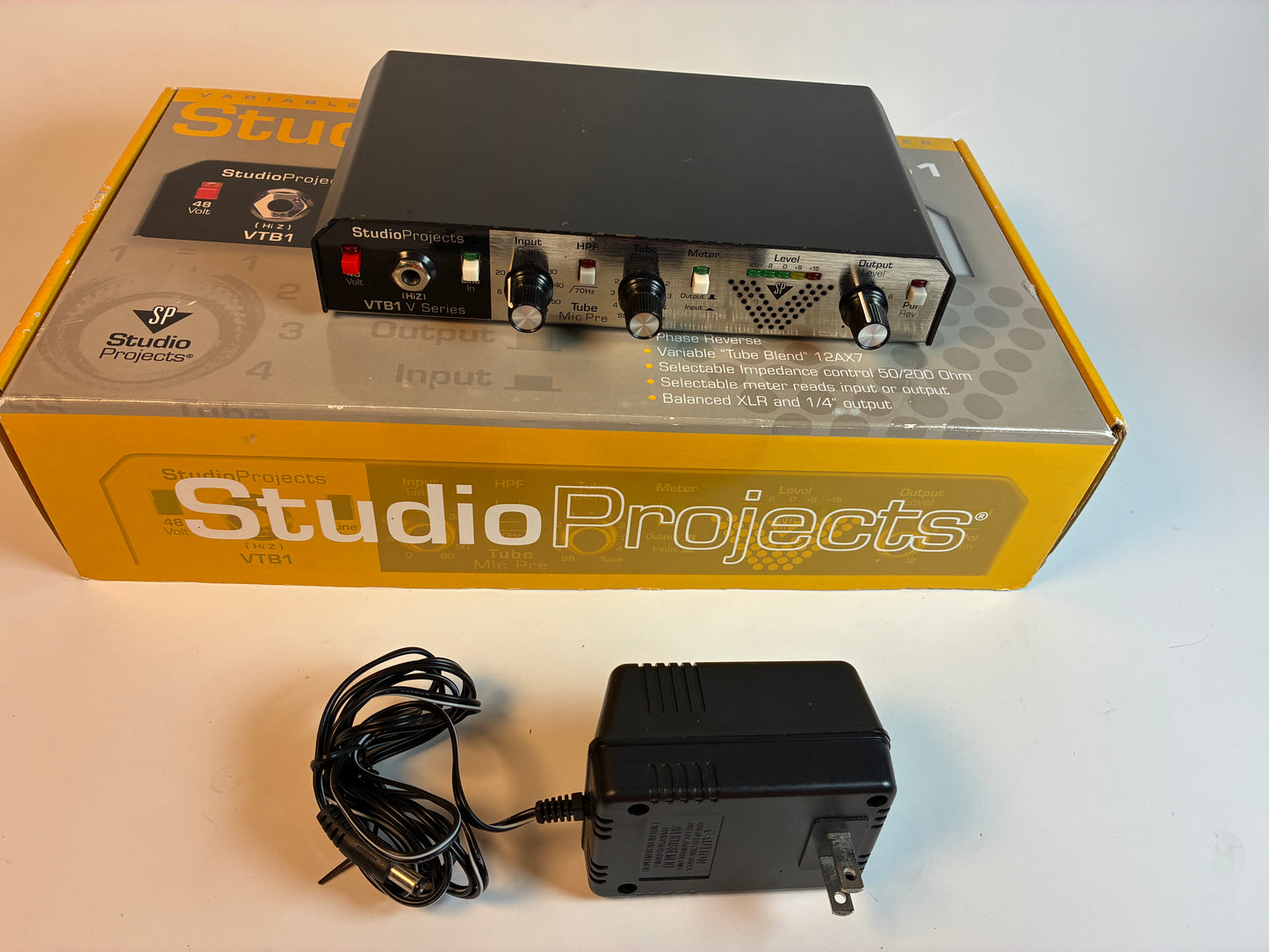 Studio Projects VTB1 Tube Microphone Preamp - With Box and Power Supply
