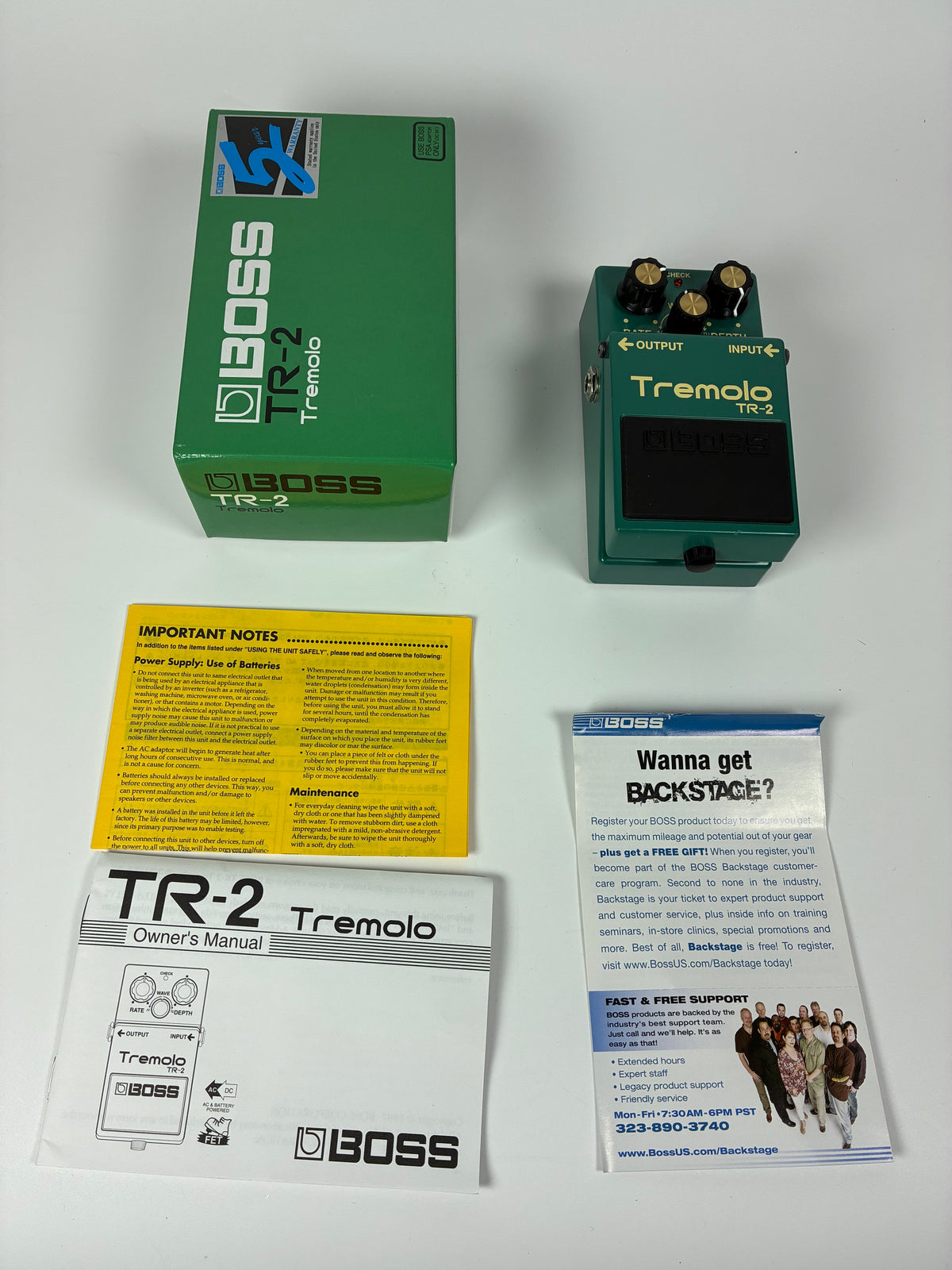 Boss TR-2 Tremolo - Excellent Condition with Box