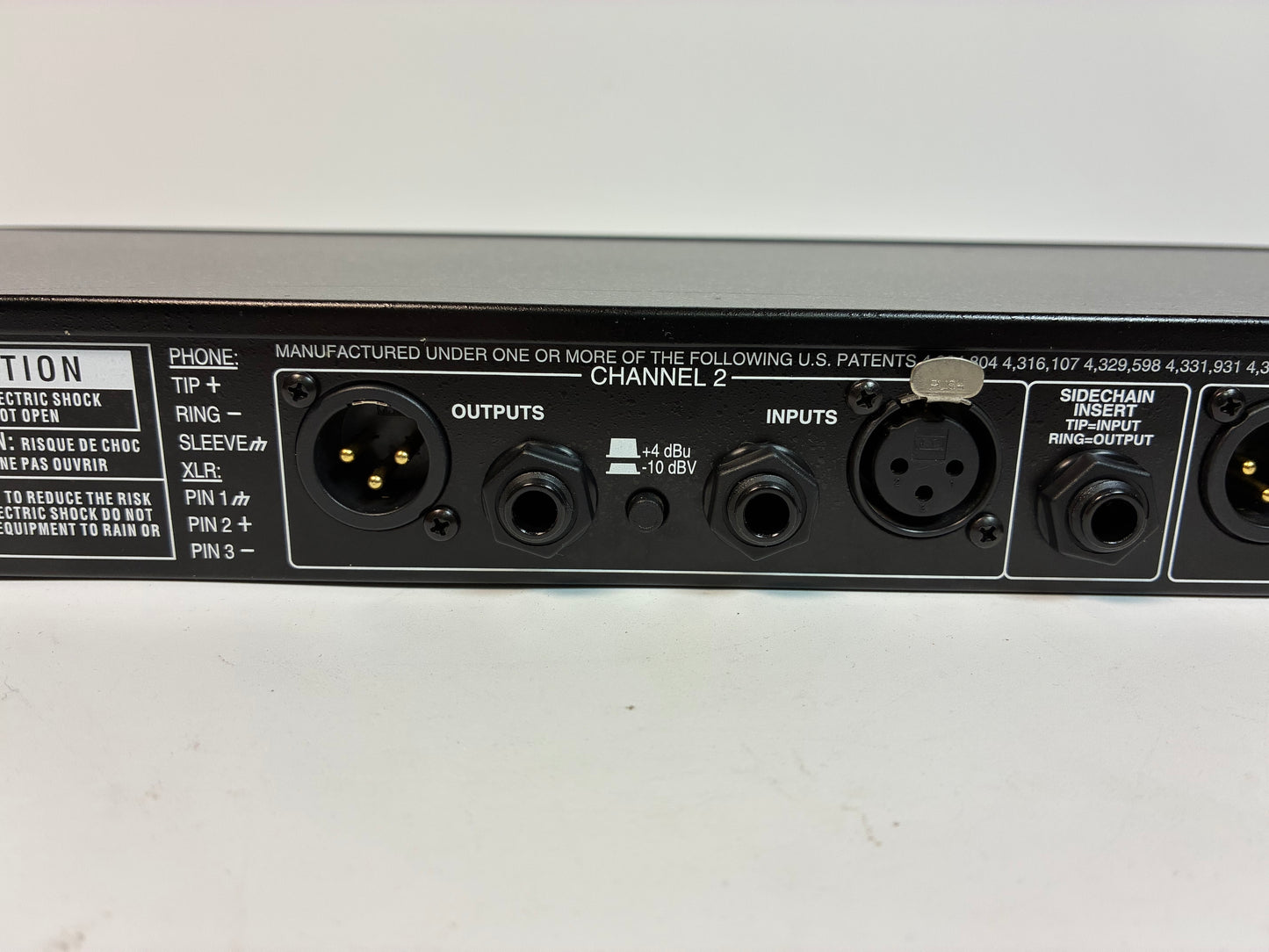 dbx 166XL Stereo Compressor / Limiter / Gate - Excellent Condition