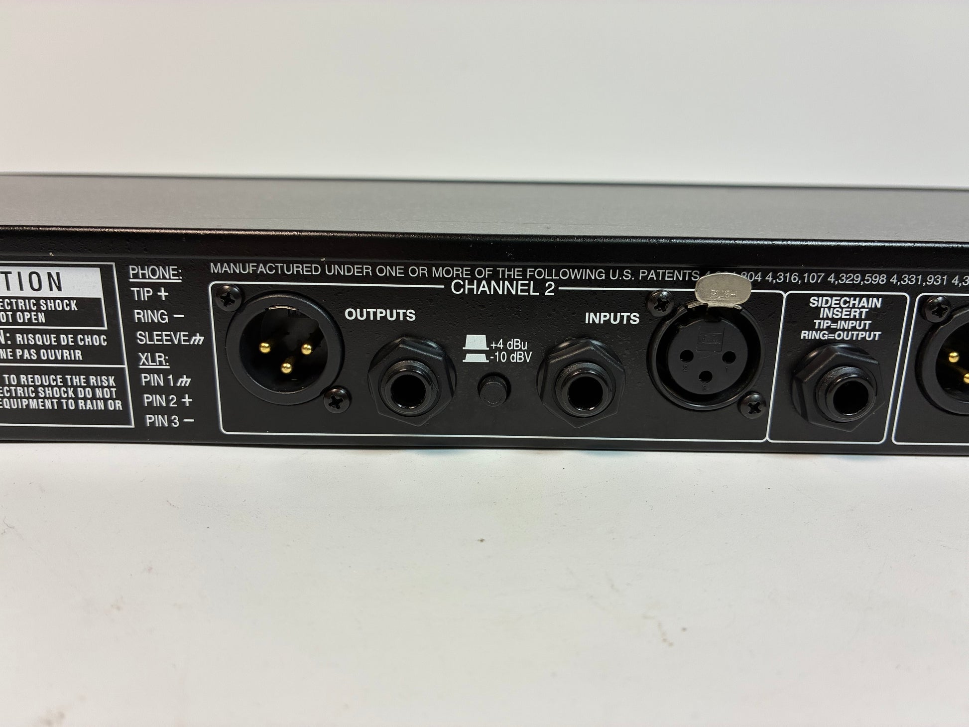 dbx 166XL Stereo Compressor / Limiter / Gate - Excellent Condition