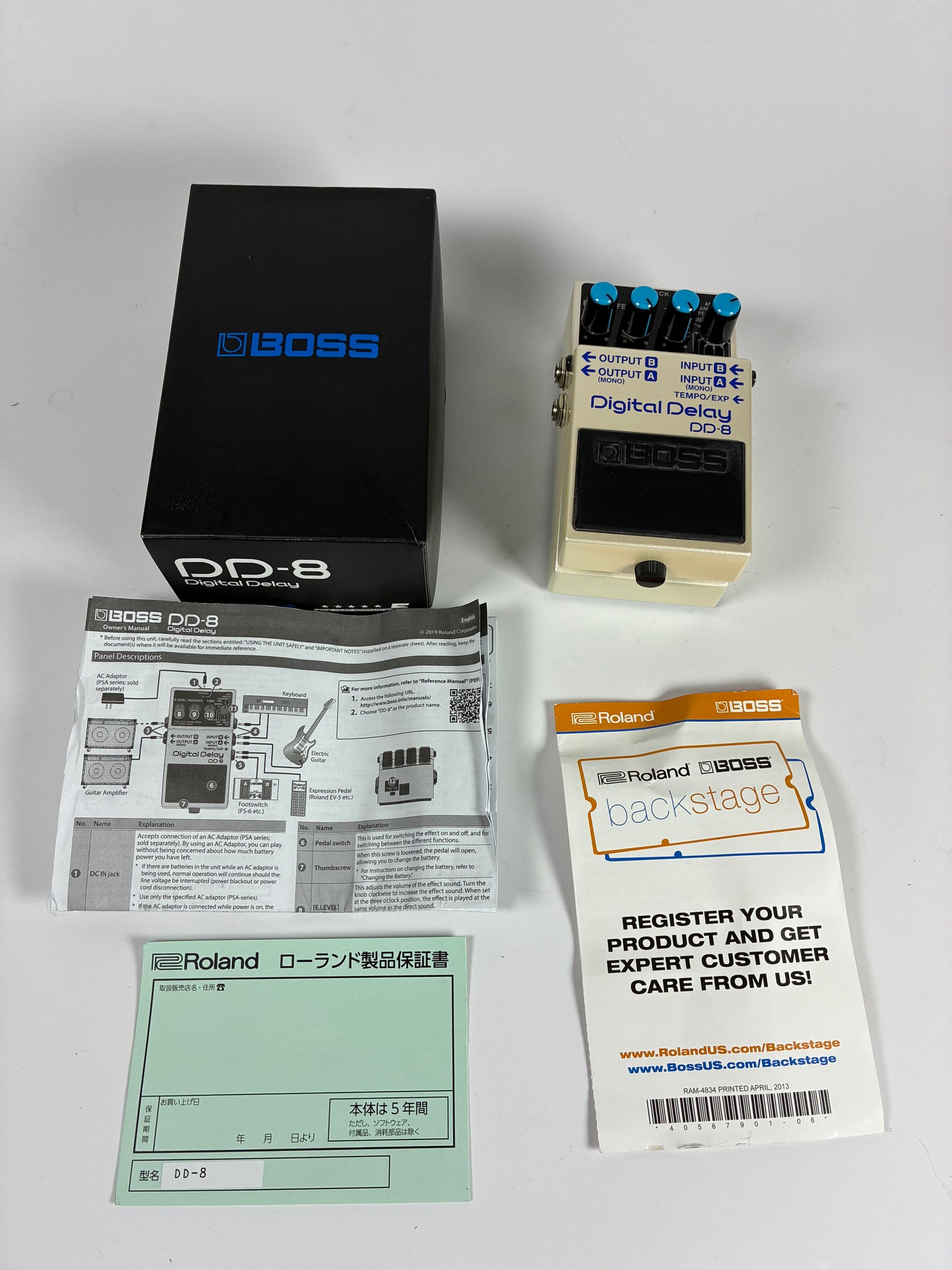 Boss DD-8 Digital Delay - Excellent Condition with Box