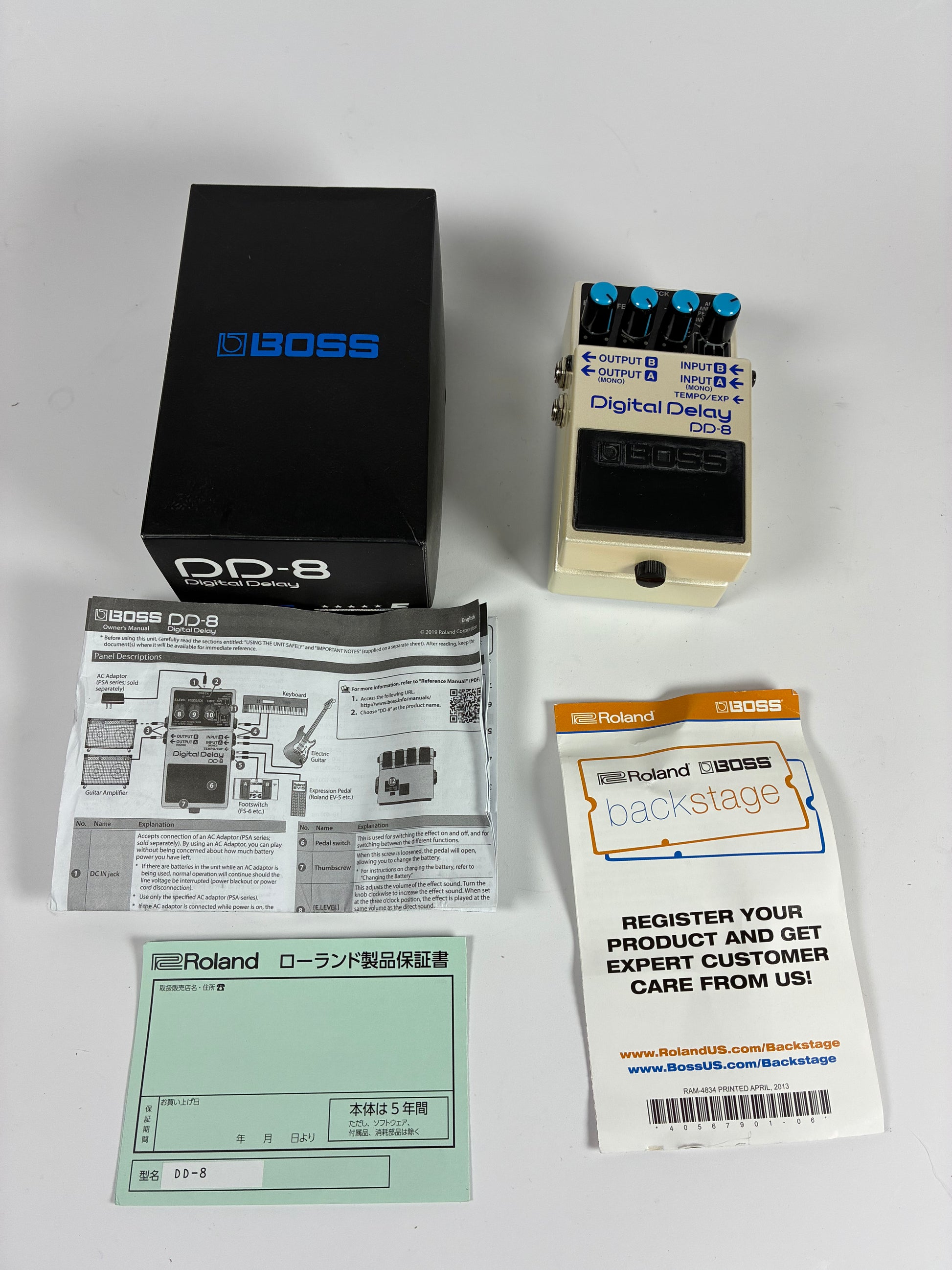 Boss DD-8 Digital Delay - Excellent Condition with Box