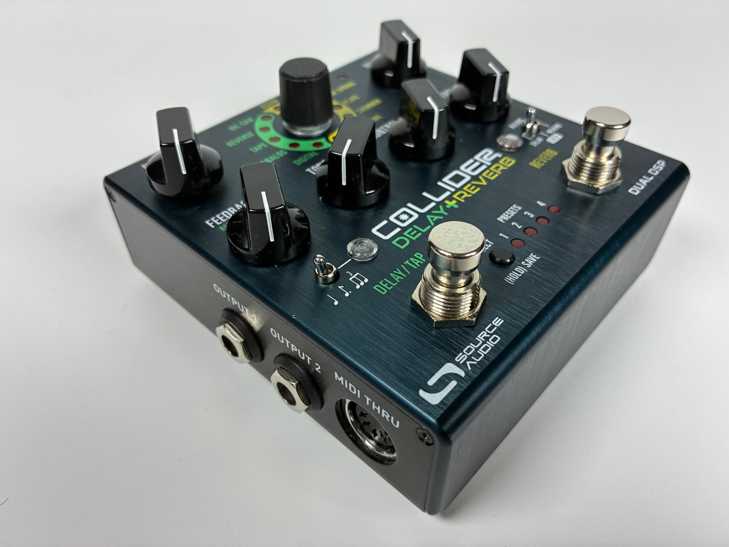 Source Audio SA263 Collider Delay + Reverb - Excellent Condition with Box, Documents, and Cables