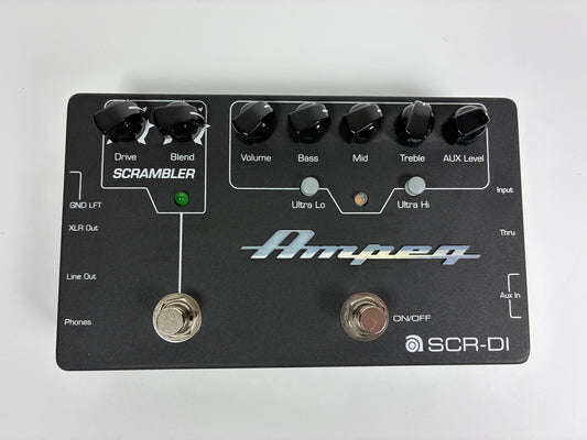 Ampeg SCRGÇæDI Bass DI Preamp with Scrambler Overdrive  - Excellent Condition with Power Supply