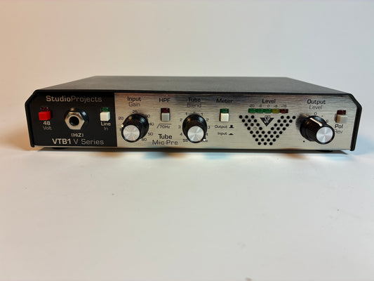 Studio Projects VTB1 Tube Microphone Preamp - With Box and Power Supply