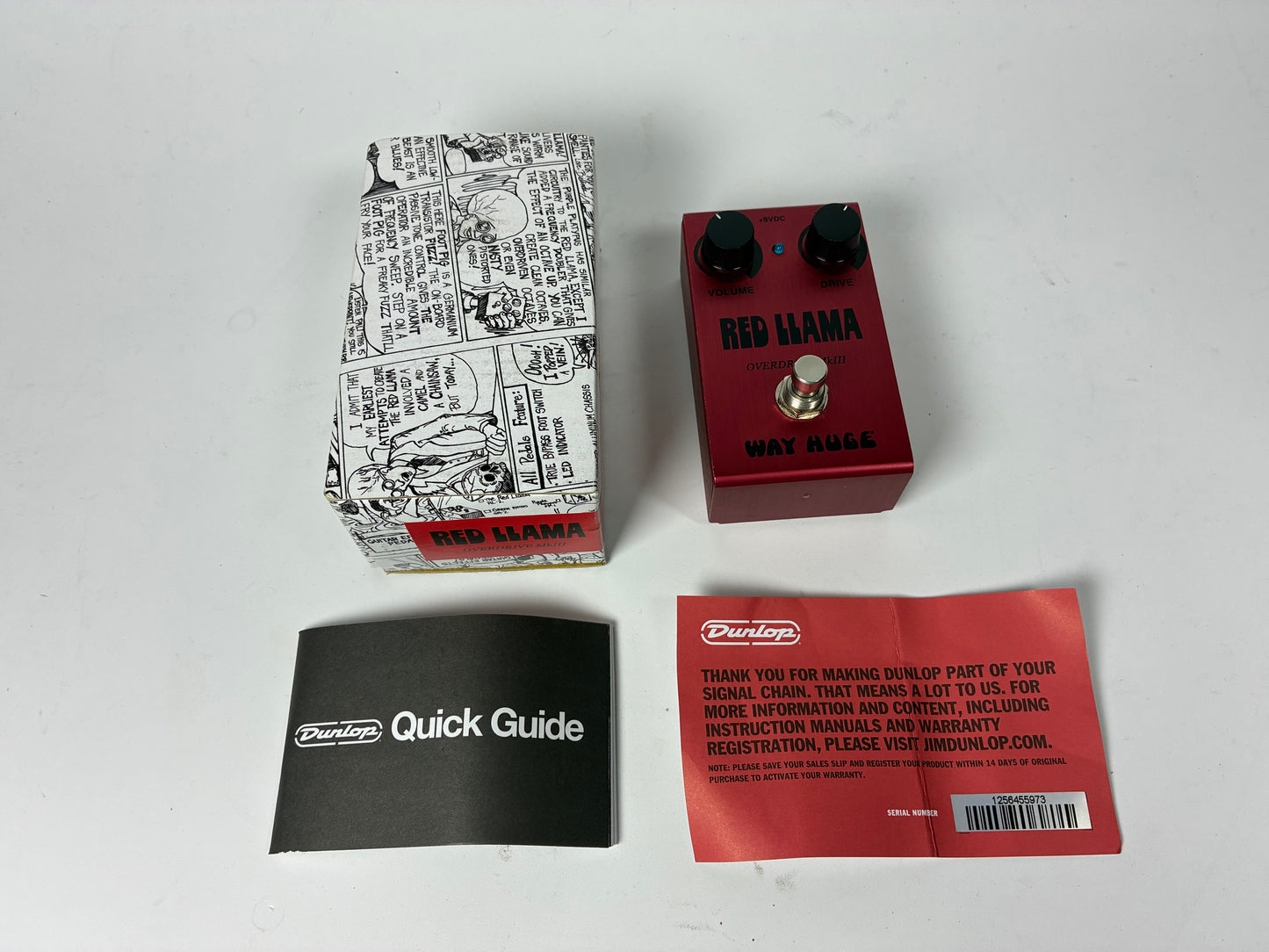 Way Huge WM23 Smalls Red Llama Overdrive MkIII - Excellent Condition with Box