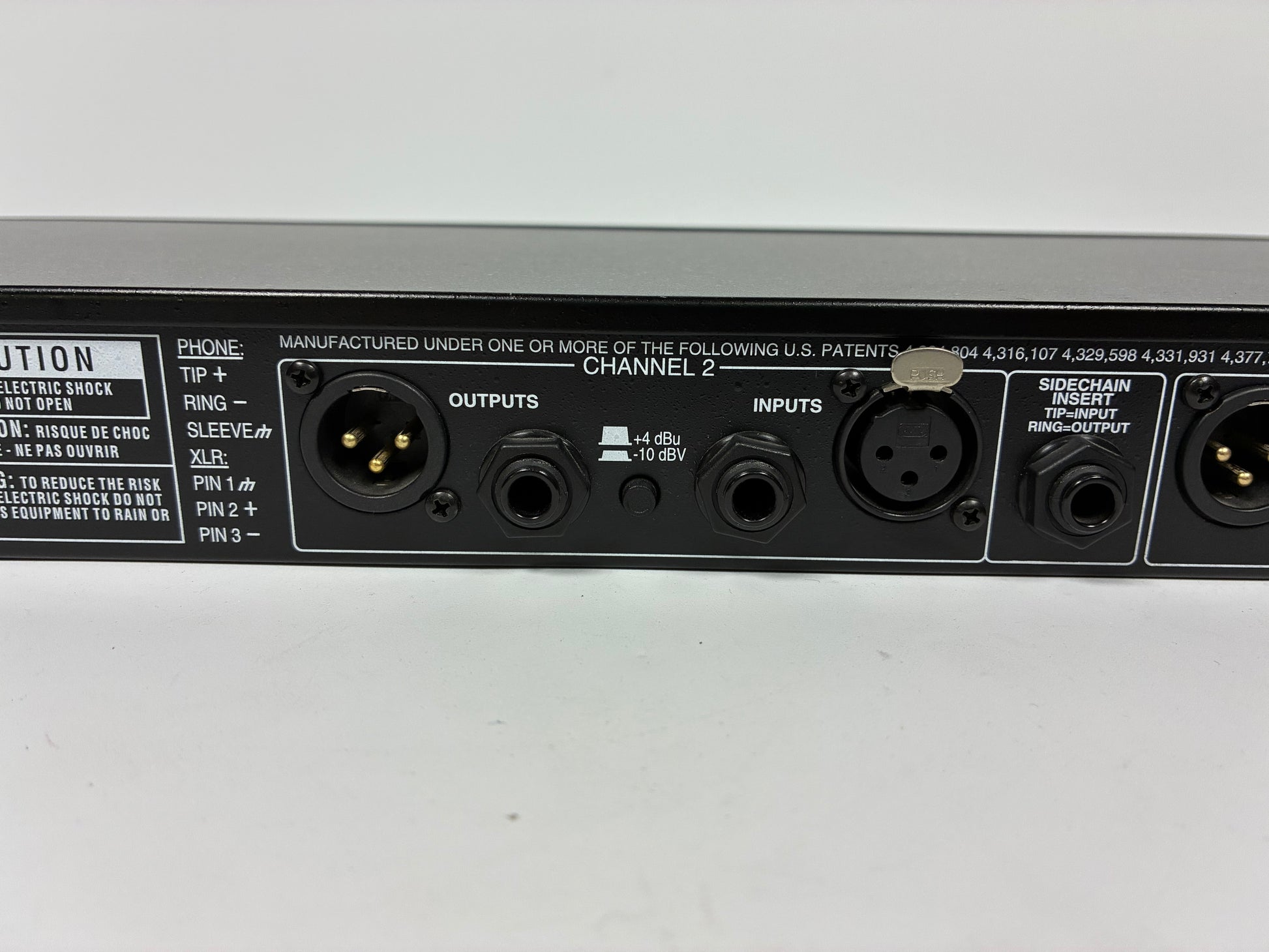 dbx 166XL Stereo Compressor / Limiter / Gate