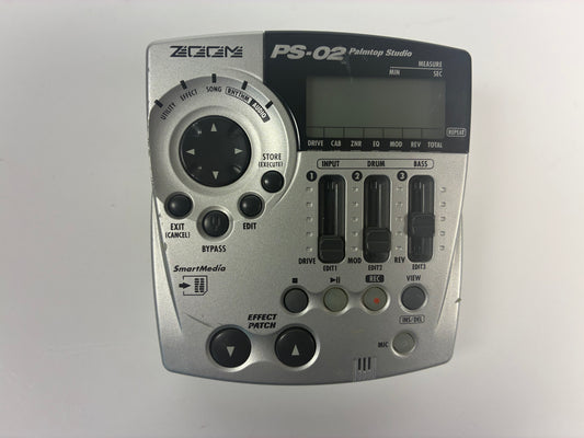Zoom PS-02 Palmtop Studio - Excellent Condition with Smart Card, Manual, and Power Supply
