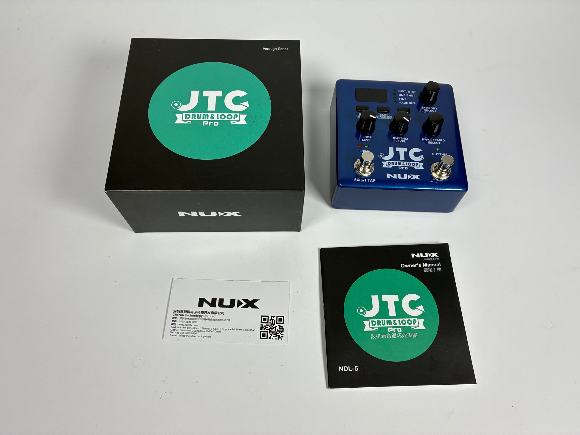 NuX NDL-5 JTC Drum and Loop Pro - Excellent Condition with Box and Documents