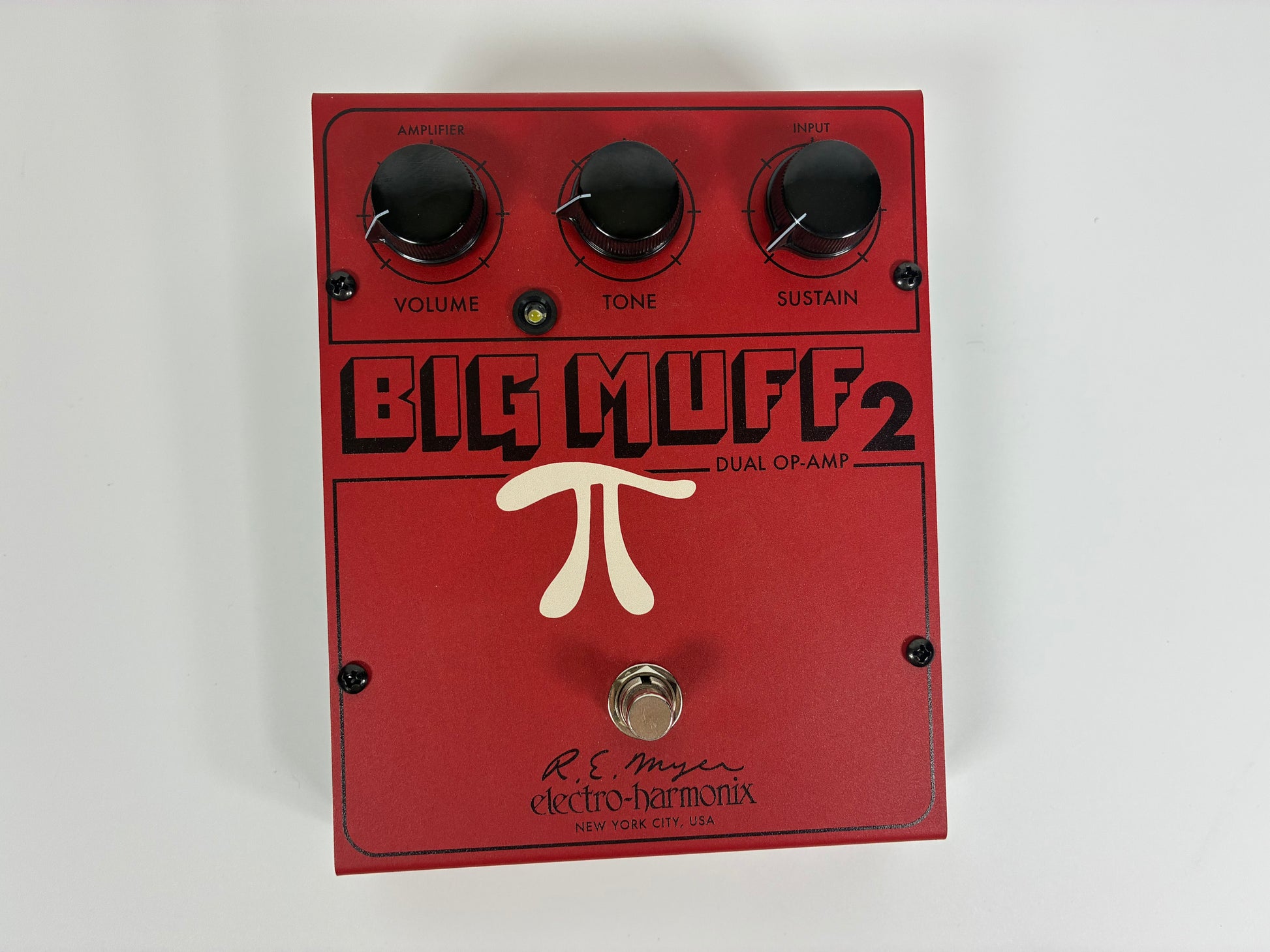 Electro-Harmonix / JHS Big Muff 2 Dual Op-Amp Fuzz - Excellent Condition with Box and Documents