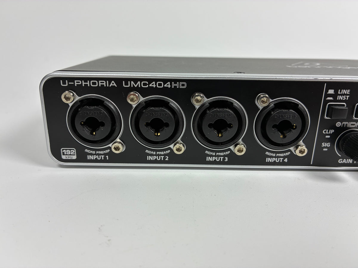 Behringer U-Phoria UMC404HD 4x4 USB Audio Interface