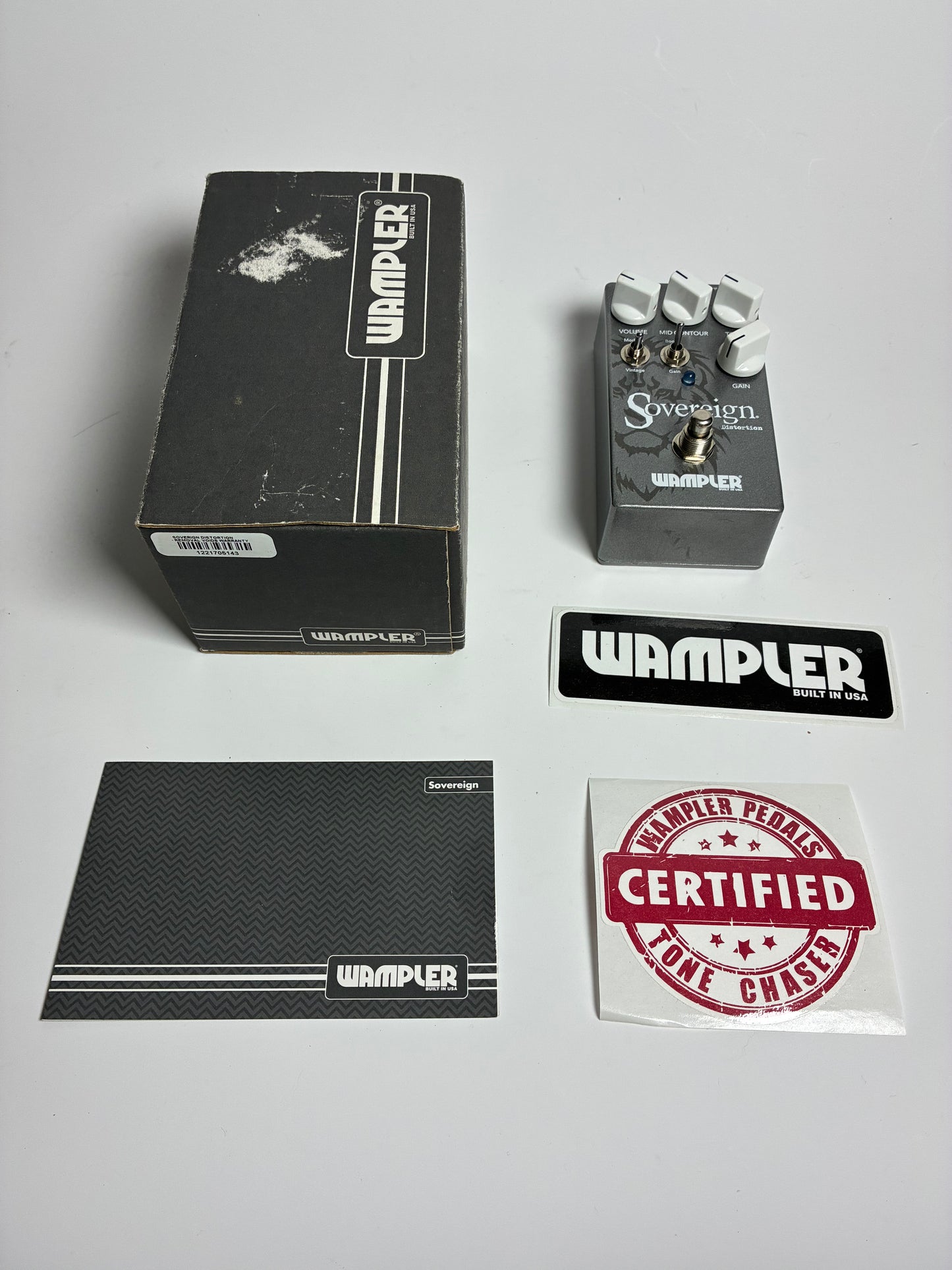 Wampler Sovereign Distortion V2 - Excellent with Box
