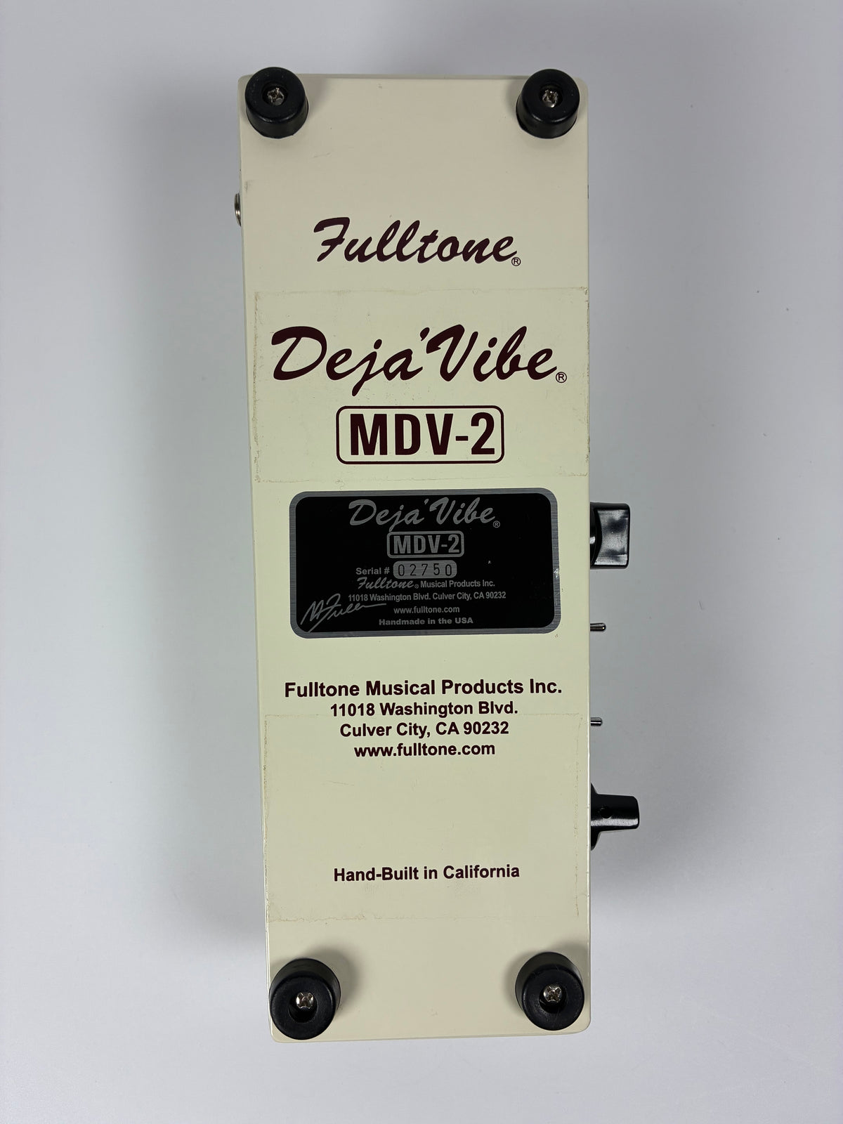 Fulltone Mini Deja Vibe MDV-2 - Excellent Condition