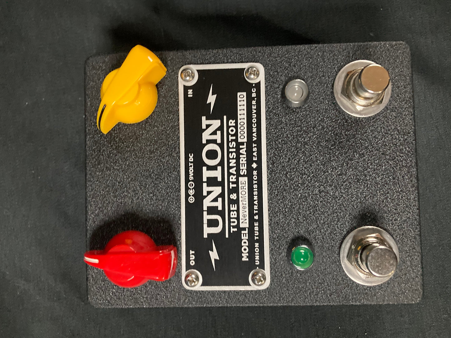 Union Tube & Transistor NeverMore Overdrive - Black - with Wood Box