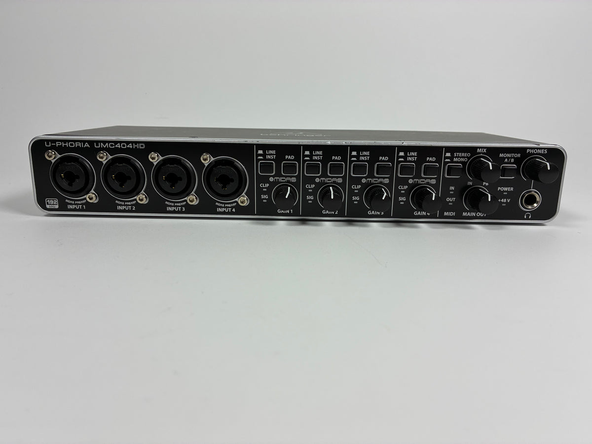 Behringer U-Phoria UMC404HD 4x4 USB Audio Interface