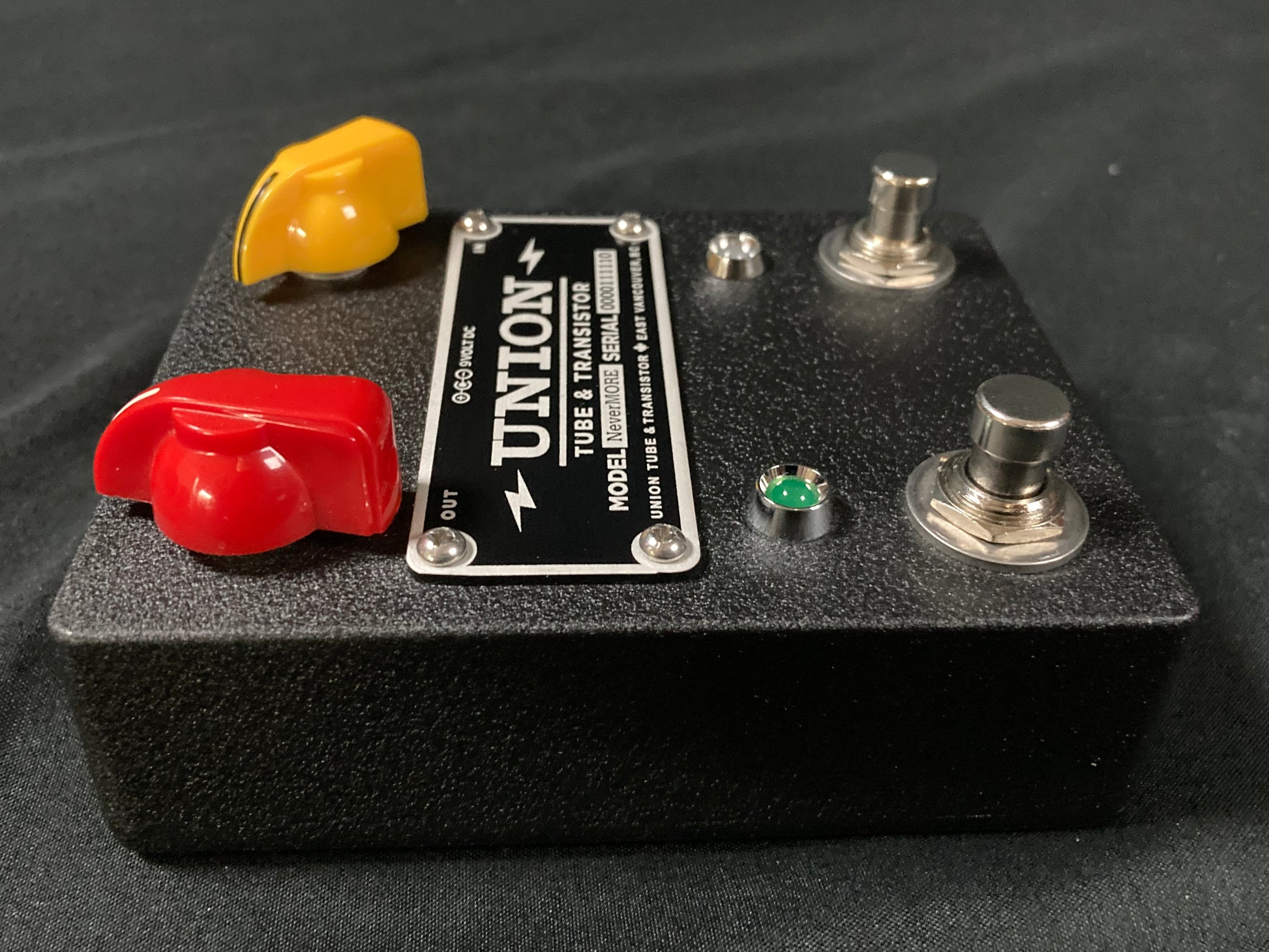 Union Tube & Transistor NeverMore Overdrive - Black - with Wood Box