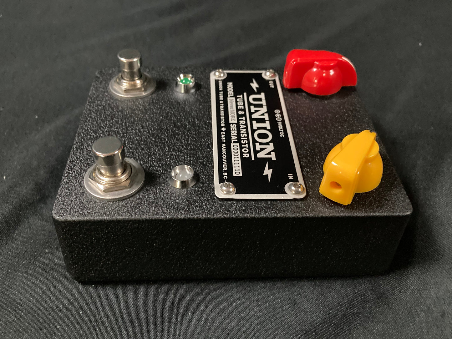 Union Tube & Transistor NeverMore Overdrive - Black - with Wood Box