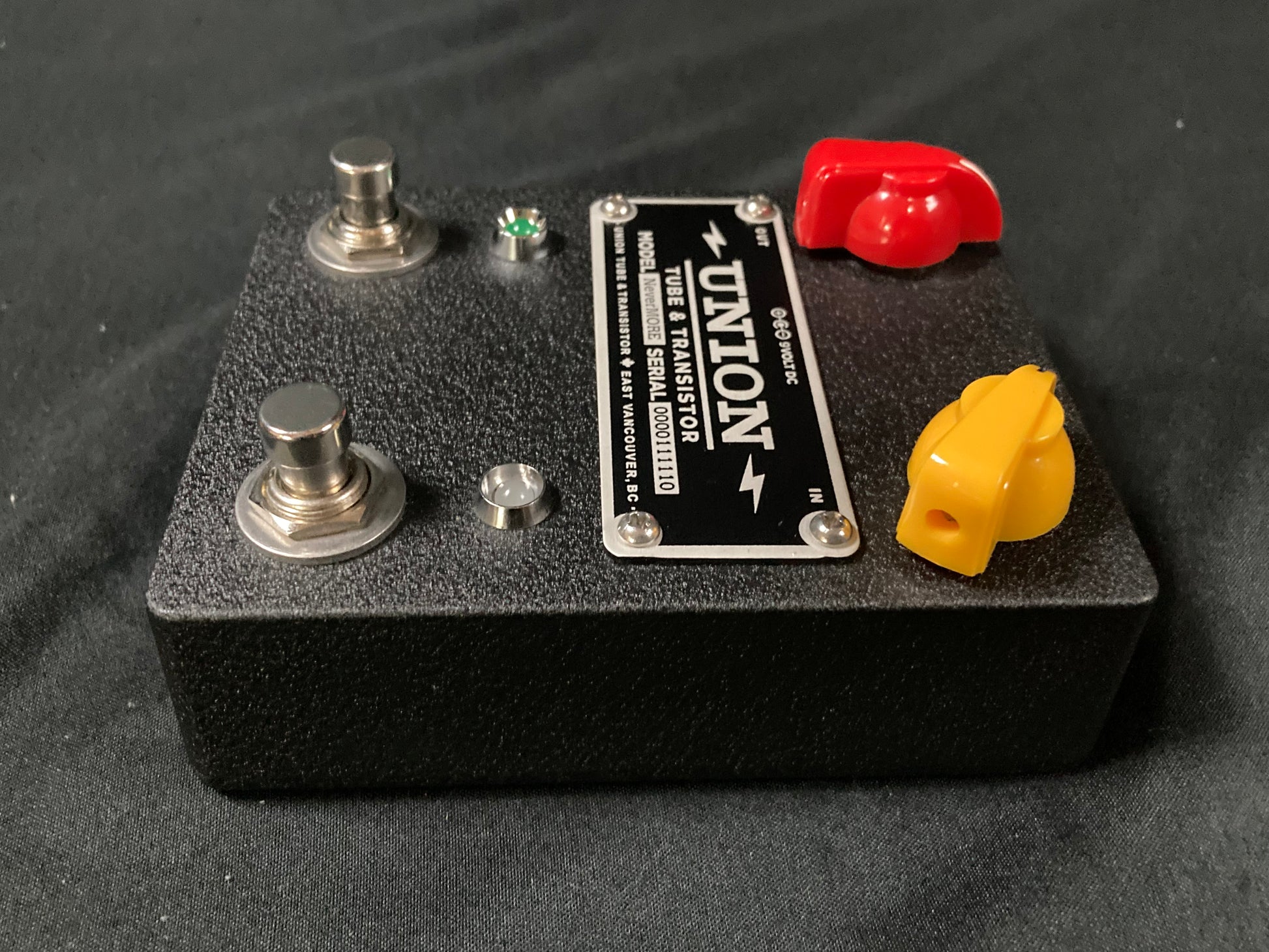 Union Tube & Transistor NeverMore Overdrive - Black - with Wood Box