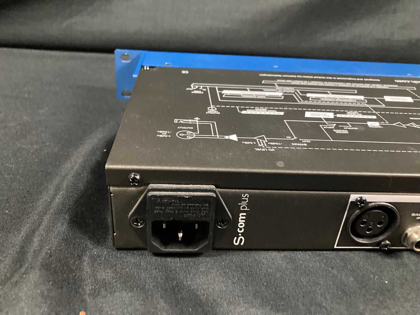 Samson S-Com Plus S Class Stereo Compressor/Limiter 2010s - Blue - With Box