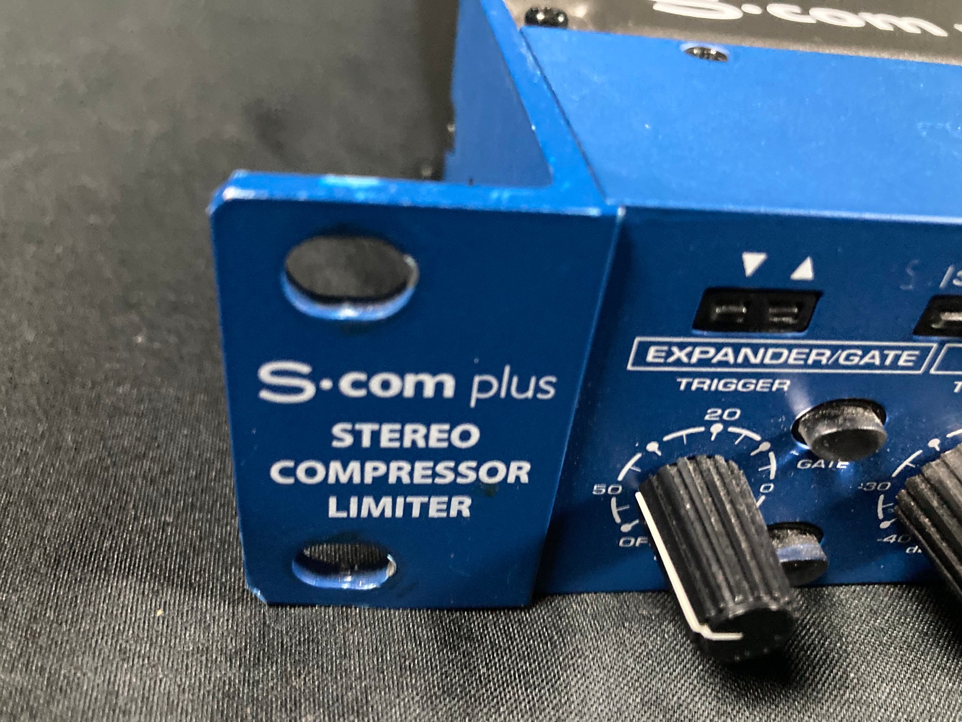 Samson S-Com Plus S Class Stereo Compressor/Limiter 2010s - Blue - With Box