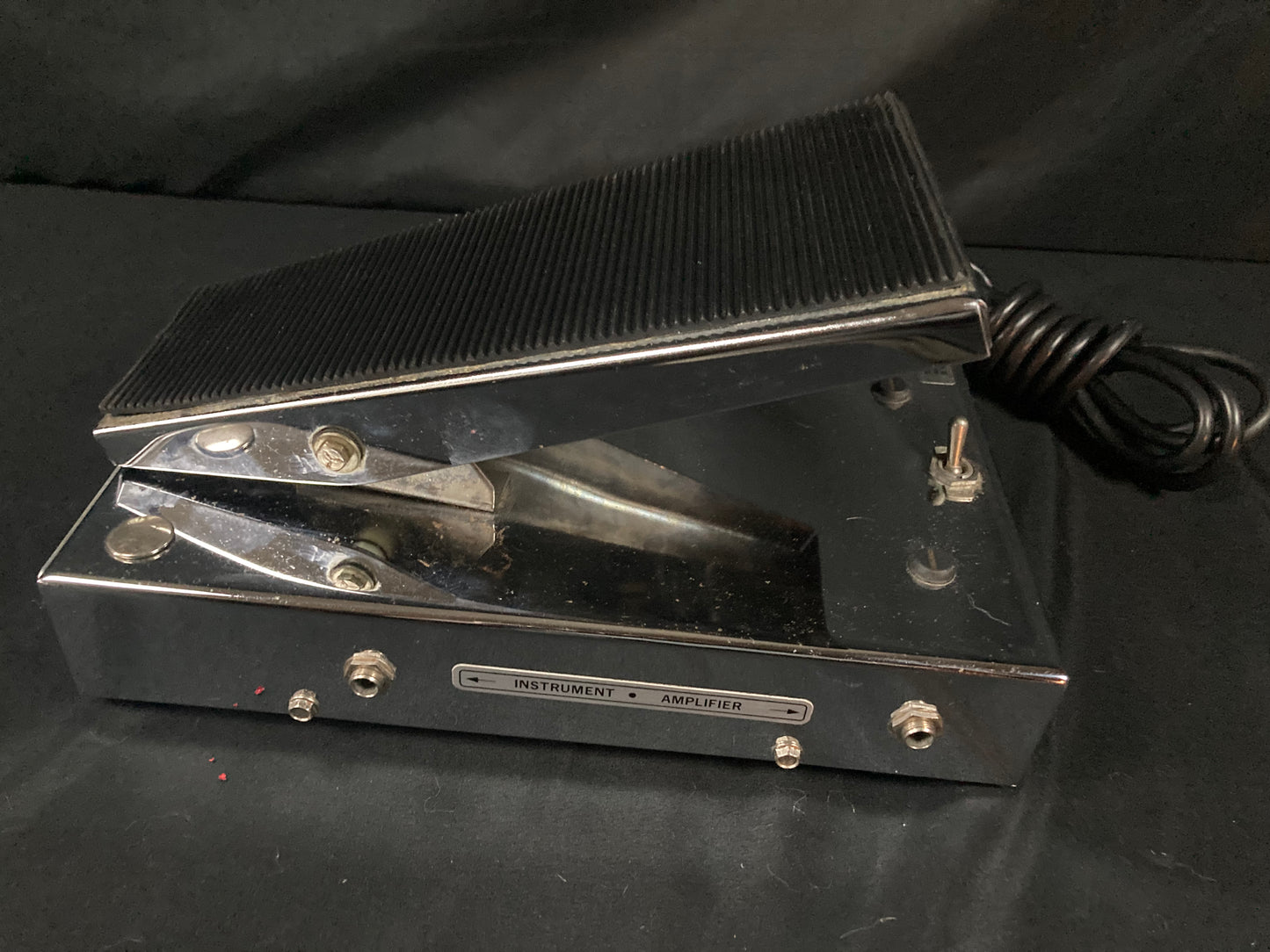 Tel Ray Morley VOL Volume Pedal 1980's - Chrome - Very Clean