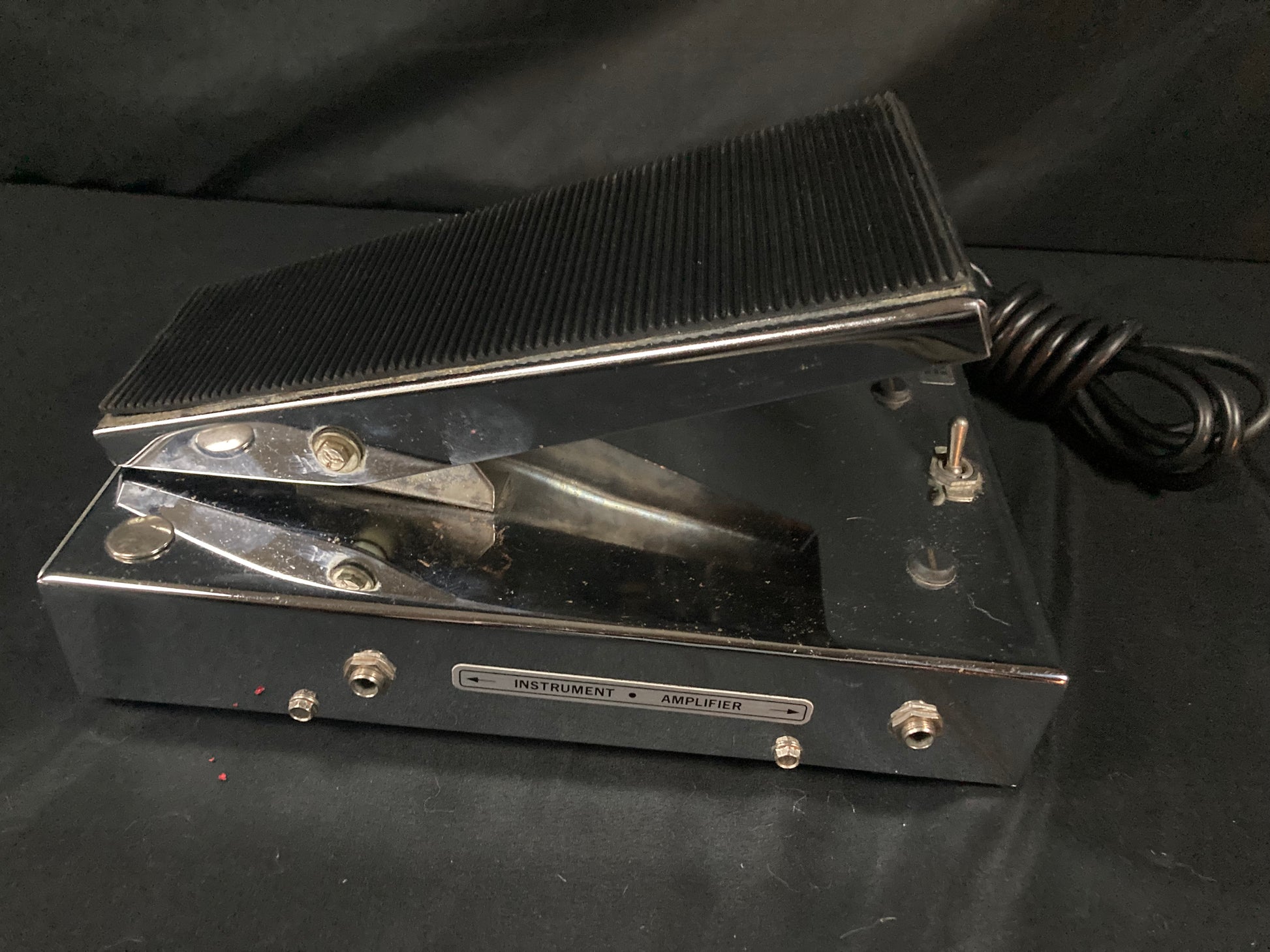 Tel Ray Morley VOL Volume Pedal 1980's - Chrome - Very Clean