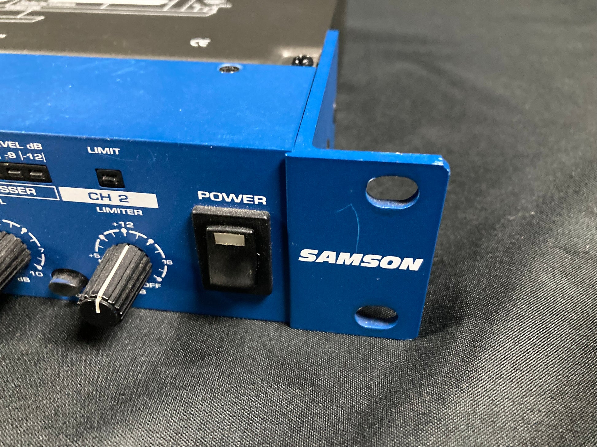 Samson S-Com Plus S Class Stereo Compressor/Limiter 2010s - Blue - With Box
