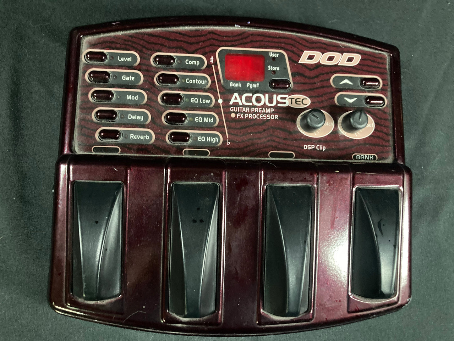 DOD AcousTEC  guitar preamp / multi-effects processor pedal