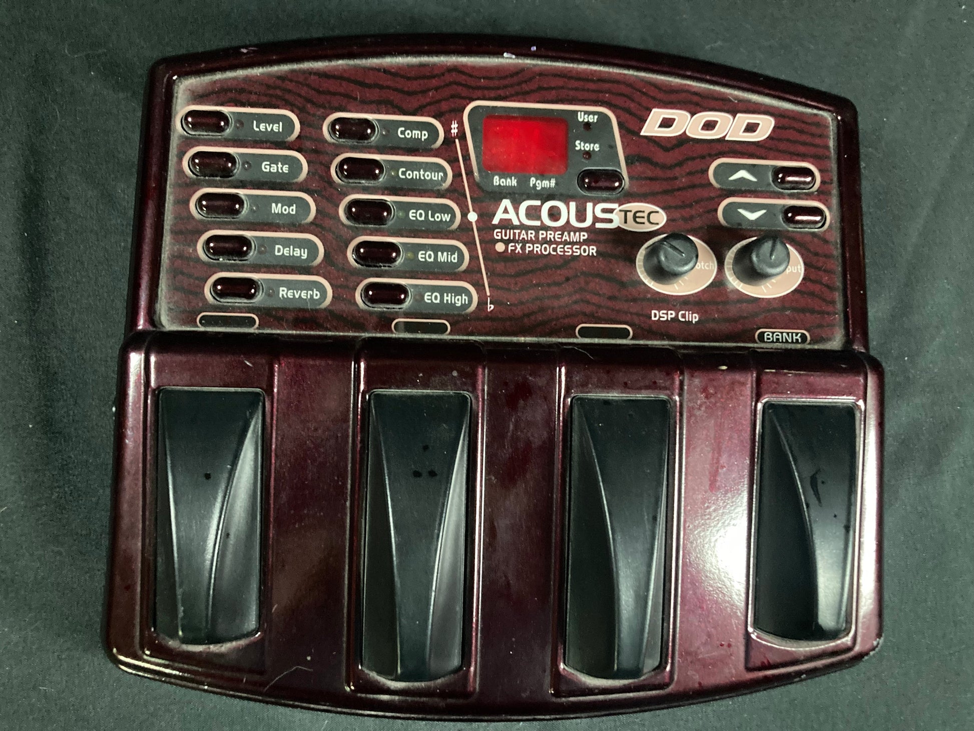 DOD AcousTEC  guitar preamp / multi-effects processor pedal