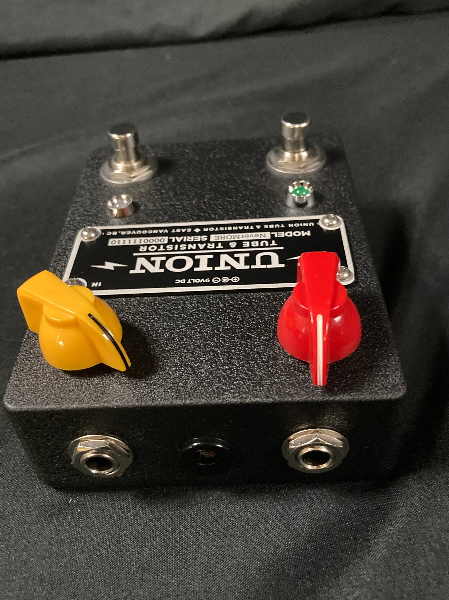 Union Tube & Transistor NeverMore Overdrive - Black - with Wood Box